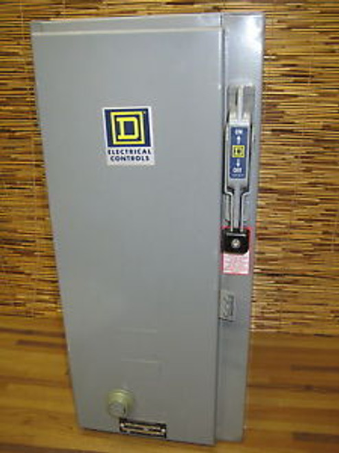 Square D Nema 0 Starter 30A Disconnect Class 8536 Type SBG 13