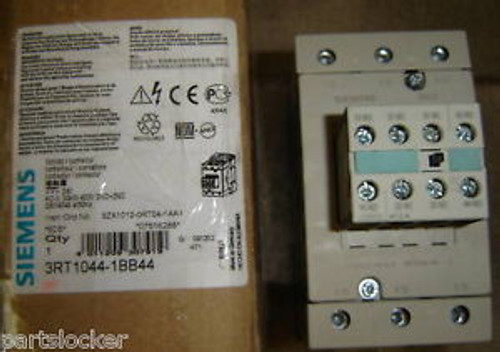 SIEMENS 3RT10441BB44 ELECTRIC MOTOR CONTACTOR STARTER