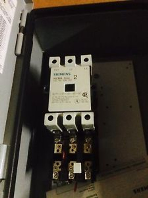 ENC2F46T Siemens Enclosure with Size 2 Starter SXLD2120 SXL-DO N3R N12 New