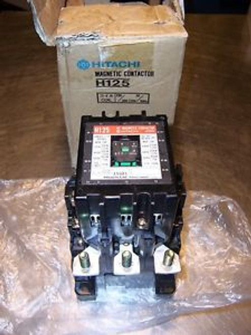 Hitachi H125 AC Magnetic Contactor AC550V Coil 200V