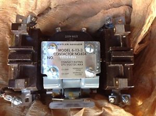 CUTLER HAMMER DC CONTACTOR MODEL 6-13-3