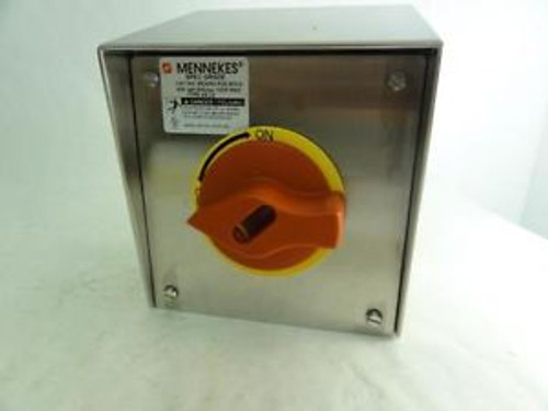 153828 New-No Box, Mennekes ME40SLP2A-M2V2 Motor Switch 15HP 40A 600VAC 3PH