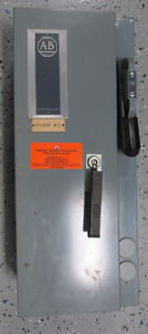 ALLEN BRADLEY FUSIBLE COMBINATION STARTER 512-BJB-1-6-24 SERIES D