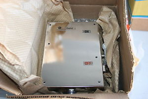 GE Stainless Steel Manual Motor Starter CR1062R2AAT4000 Size M-0 2 Poles 1 O/L