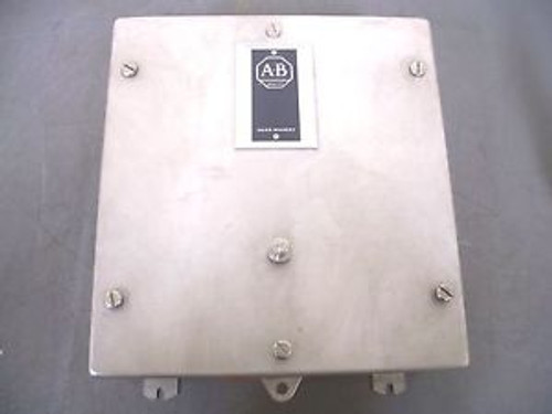 ALLEN-BRADLEY ENCL SS SIZE 1 REV MOTOR STARTER CAT# 705-BCB 480VC 3PH 10HP NOB