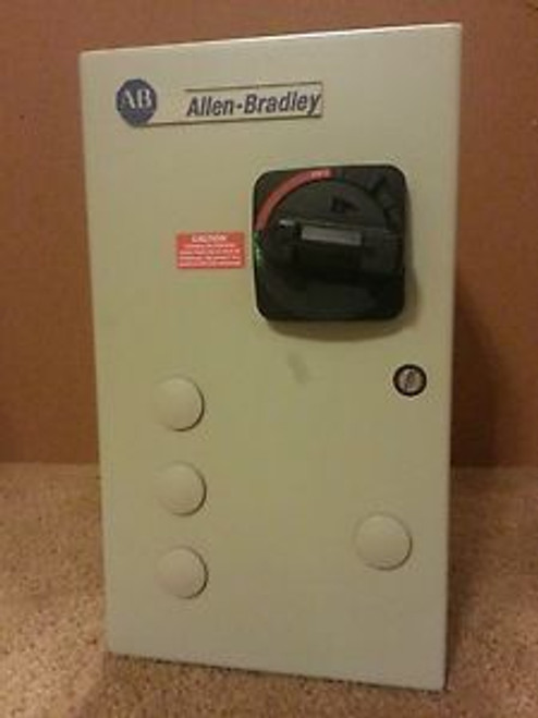 Allen Bradley 112-C12ABDXXX  Combination Motor Controller With Disconnect Switch