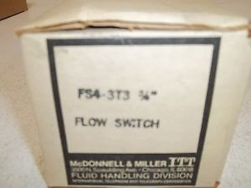 MCDONNELL & MILLER FS4-3T3-3/4 FLOW SWITCH NEW IN A BOX