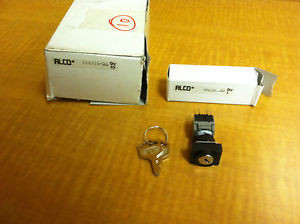 New Alco Key Operated Command Switch 164J2A-22 box of 10 2 position, 250VAC