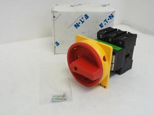 151229 New In Box, Eaton P3-100/V/SVB Moeller Disconnect Switch, 100A, 600VAC