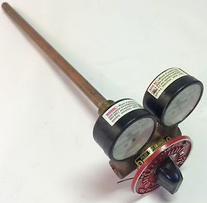 Spence T63  Air Master Pneumatic Temperature Regulator Controller w/ Thermowell