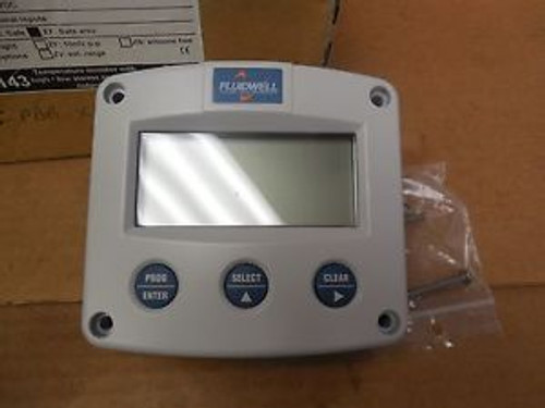 Fluidwell Temperature Monitor  HI/LO Alarms & Analog Outputs F143-T-AP-CB-OR-PM