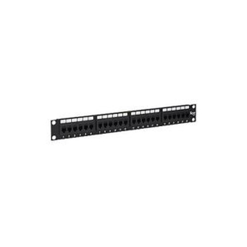 Icc Icmpp24Cp5 Patch Panel,Cat 5E, Feed-Thru 24-P,1Rms