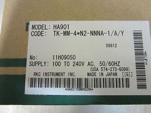 RKC TEMPERATURE CONTROLLER HA901