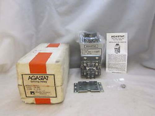 Agastat #7014AC Timing Relay 120V 60HZ 2-20 Sec Made in USA New PRICE REDUCED
