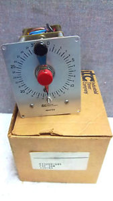 ITC 30 MINUTE INDUSTRIAL TIMER 833200-101 PAF 30M 120V-60HZ NEW 833200101 PAF30M