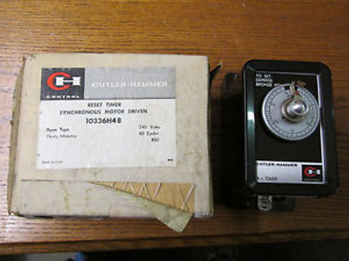 NEW NOS Cutler Hammer 10336H48 Reset Timer Synchronous Motor Driven 240V 60Hz