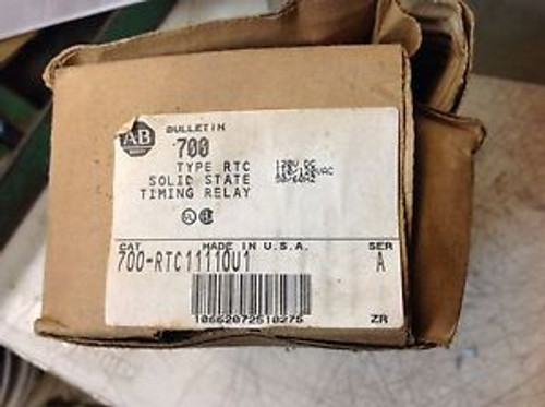 ALLEN BRADLEY 700-RTC11110U1 SER A SOLID STATE TIMING RELAY