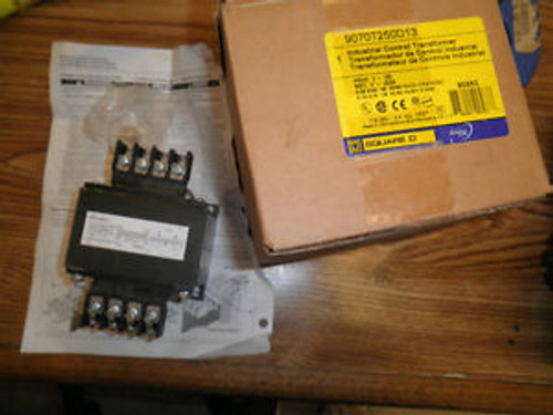 Square D: 9070T250D13 Ind. Control Transformer.  Prim. V: 120, Sec. V: 12/24&lt W