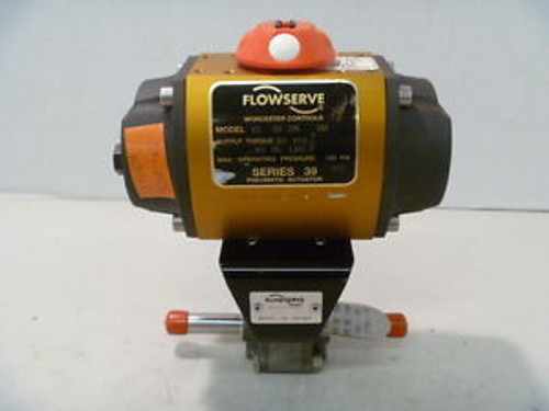 1/2 Worcester Flowserve WK7466TFMTXB0R0 SS Ball Valve Series 39 Actuator NEW