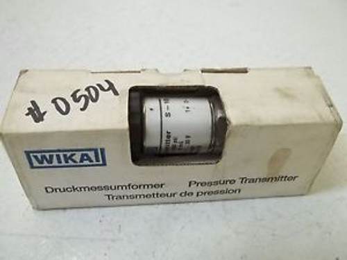 WIKAI 8342275 MODEL S-10 PRESSURE TRANSMITTER-GAUGE  0-3000PSI NEW IN A BOX