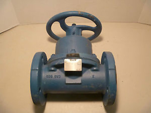 3 ITT Grinnell DIA-FLO 3-2831-ST-903 Rubber Lined Diaphragm Valve New Surplus