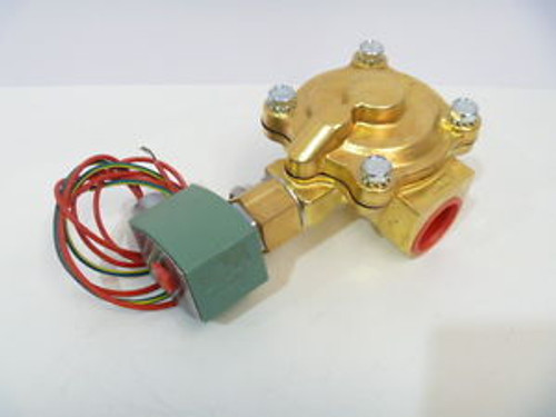 1 ASCO Red Hat II 8210G004MO 2W NC Threaded Solenoid Valve 120/60 NEW