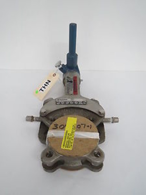 NEW DEZURIK 9266306-003 3 IN STAINLESS FLANGED KNIFE GATE VALVE B433979