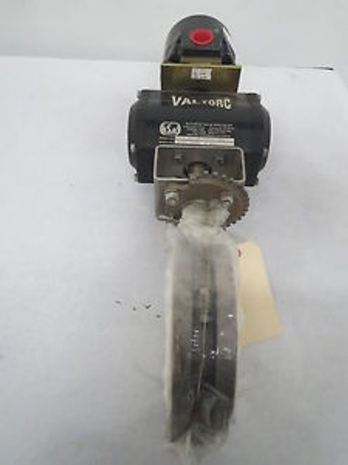 NEW VALTORC 400SS-BFV-WF-VT85DA-9AAG STAINLESS 4 IN BUTTERFLY VALVE B347988