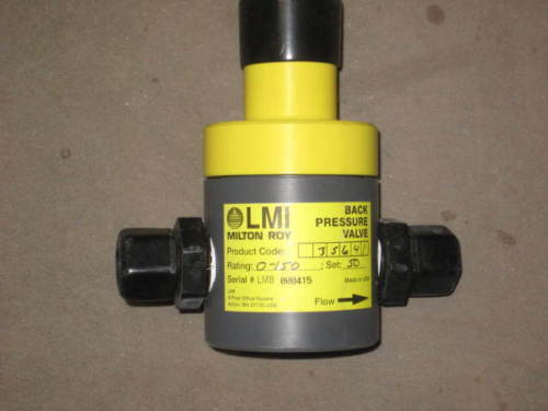 Lmi Milton Roy Pressure Relief Valve , #35641