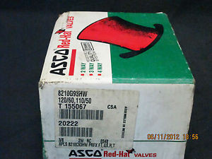 ASCO Solenoid Valve 8210G93HW new