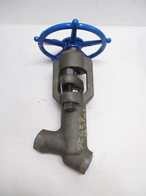 NEW VELAN W-8076Z-02TS MODEL A 1690 1IN STEEL SOCKET WELD GLOBE VALVE D409247