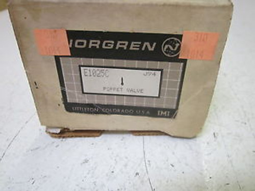 NORGREN E1025C POPPET VALVE NEW IN A BOX