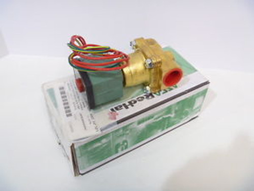 3/4 ASCO Red Hat II 8210G026 2W NC Solenoid Valve 120/60 NEW In Box