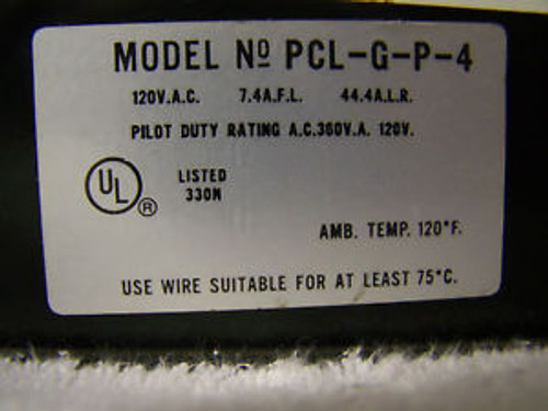 McDonnell & Miller PCL-GP4 liquid level control