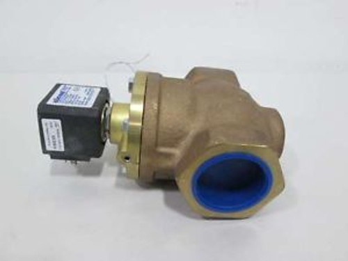 NEW ALCON 24HZ006A1-GEH BRONZE 120V-AC 1-1/2IN NPT SOLENOID VALVE D338077