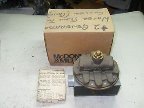 X5-25 1 NEW MCDONNELL & MILLER FS1 FLOW SWITCH