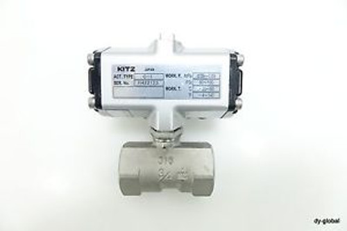 KITZ C-UTE3/4 type 2 Stainless steel ball valve Pneumatic actuator 3/4