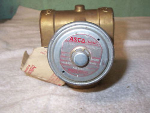 NEW ASCO F222B4K 1 PIPE SOLENOID VALVE RED HAT