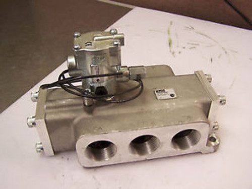 NEW PARKER PNEUMATIC SOLENOID VALVE 120 VAC L7059310253 W/ SOLENOID K065303553