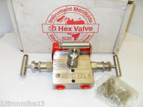 NEW RICHARDS HM53 1U3399412 STAINLESS HEX VALVE MANIFOLD New