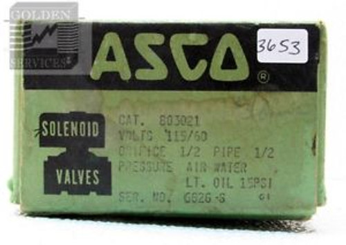 ASCO 803021 Solenoid Valve