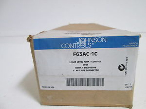 JOHNSON CONTROLS LIQUID LEVEL FLOAT CONTROL F63AC-1C NEW IN BOX