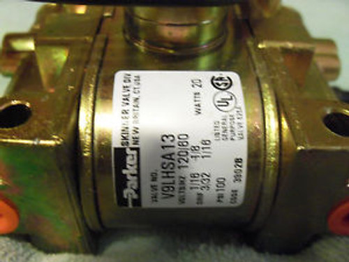 NEW SKINNER VALVE V9 L HSA13  1/16 1/8  3/32 1/16 120VOLTS 20 WATTS CODE 3902B