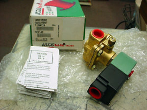 ASCO RED-HAT II Solenoid Valve JKF8210G2M0 302273-MO MP-C-086 1/2 MX140 NEW