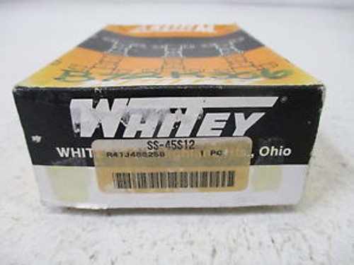 WHITNEY SS-45S12 BALL VALVE NEW IN A BOX