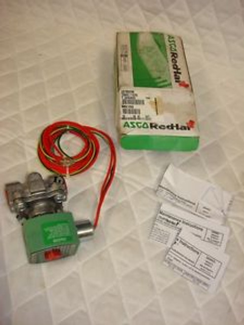 ASCO RED HAT 2 SOLENOID VALVE L8215G020B 1/2 PIPE NEW