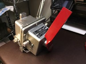 CONVEYOR COMPONENTS RS-1 SAFETY STOP CONTROL EXPLOSION PROOF RS1 NEW