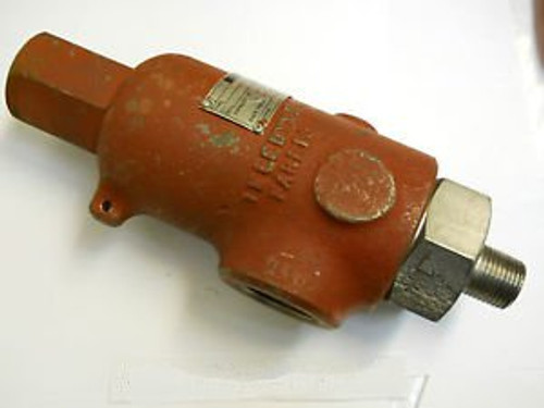 TELEDYNE FARRIS 2740 SAFETY RELIEF VALVE 200 PSI 1/2 X 1  NOS CONDITION