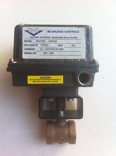 ELECTRIC ACTUATOR,MODEL : MCR1001 1001NLB,115 VAC,1 VALVE