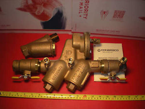 NEW CONBRACO/APOLLO 40-215-A2 BRASS BACKFLOW PREVENTER 150 1 INCH BALL VALVE